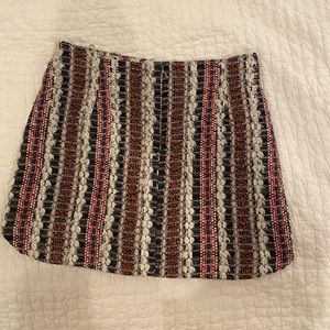 Pink and Black Tweed KOCH Mini Skirt XS worn on de perfect condition!